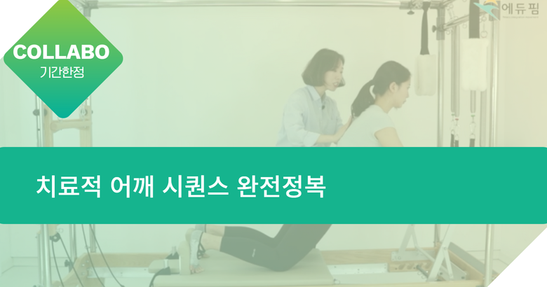 어깨 치료적 시퀀스 완전 정복 (4가지 국제 인증 수료증)   해부.진단. 필라테스. 소도구  